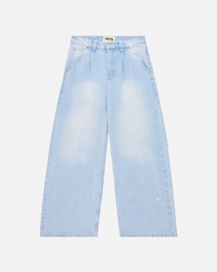 13.5oz Washed Paint Splat Jeans