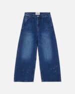 13.5oz Washed Paint Splat Jeans
